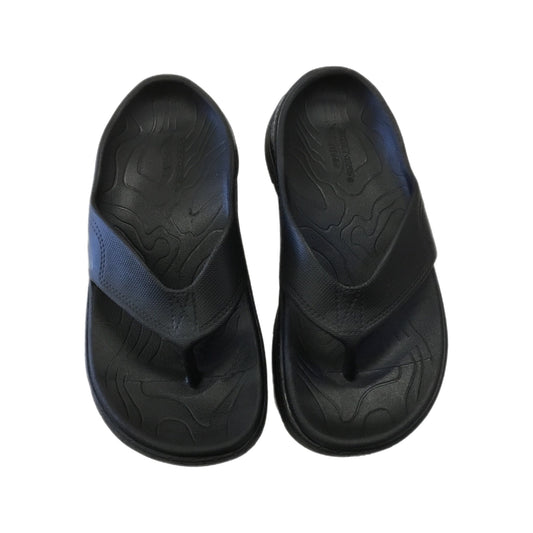 Sandals Flip Flops By Skechers In Black, Size: 7