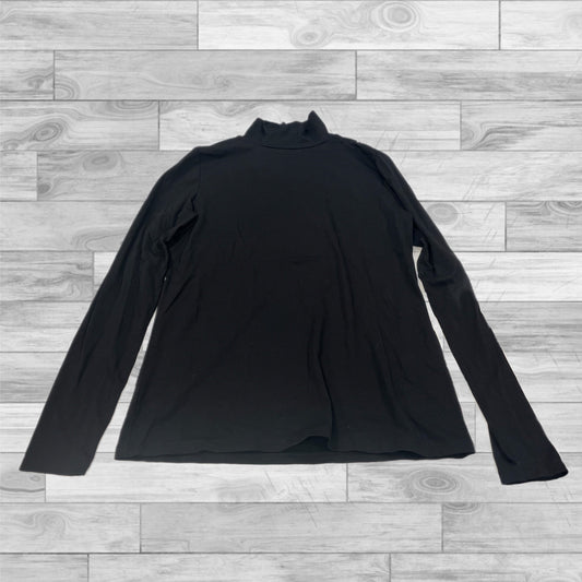 Top Long Sleeve By Loft In Black, Size: M