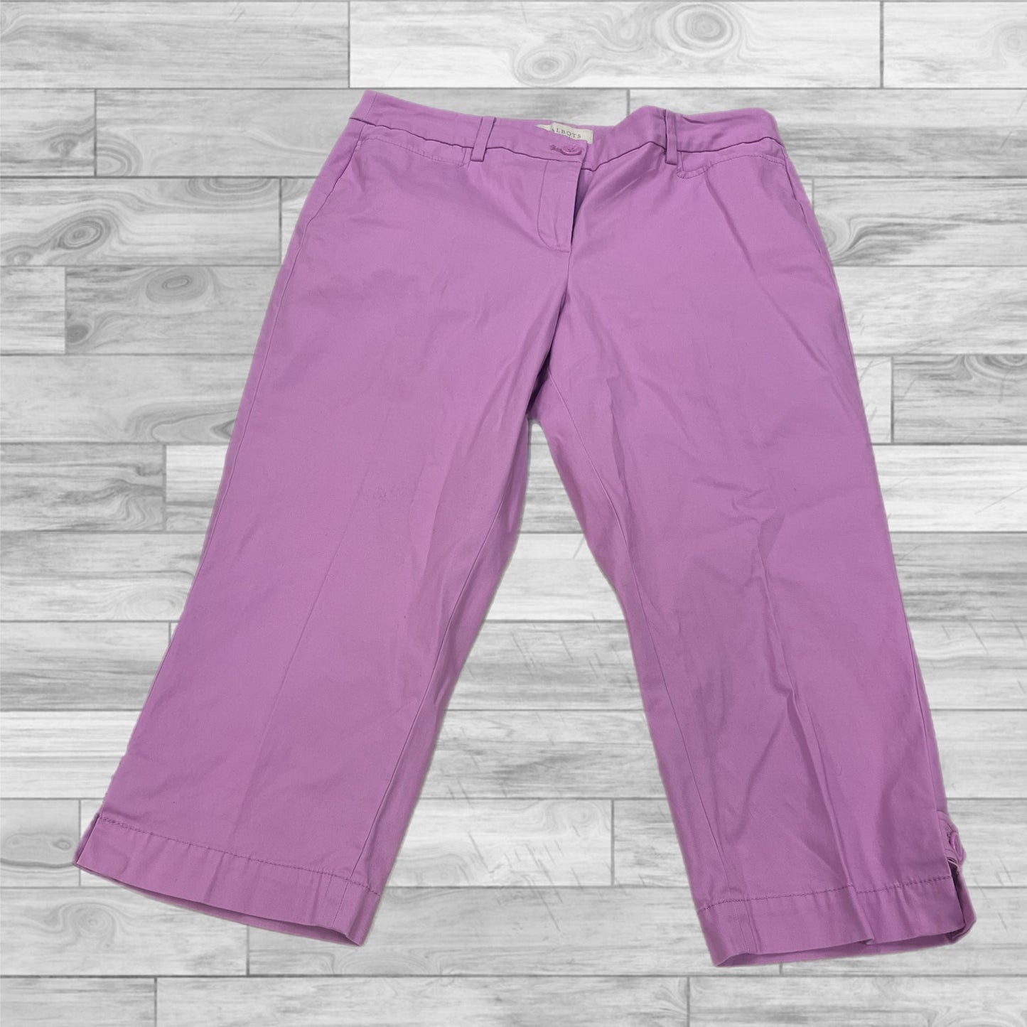 Capris By Talbots In Purple, Size: 10