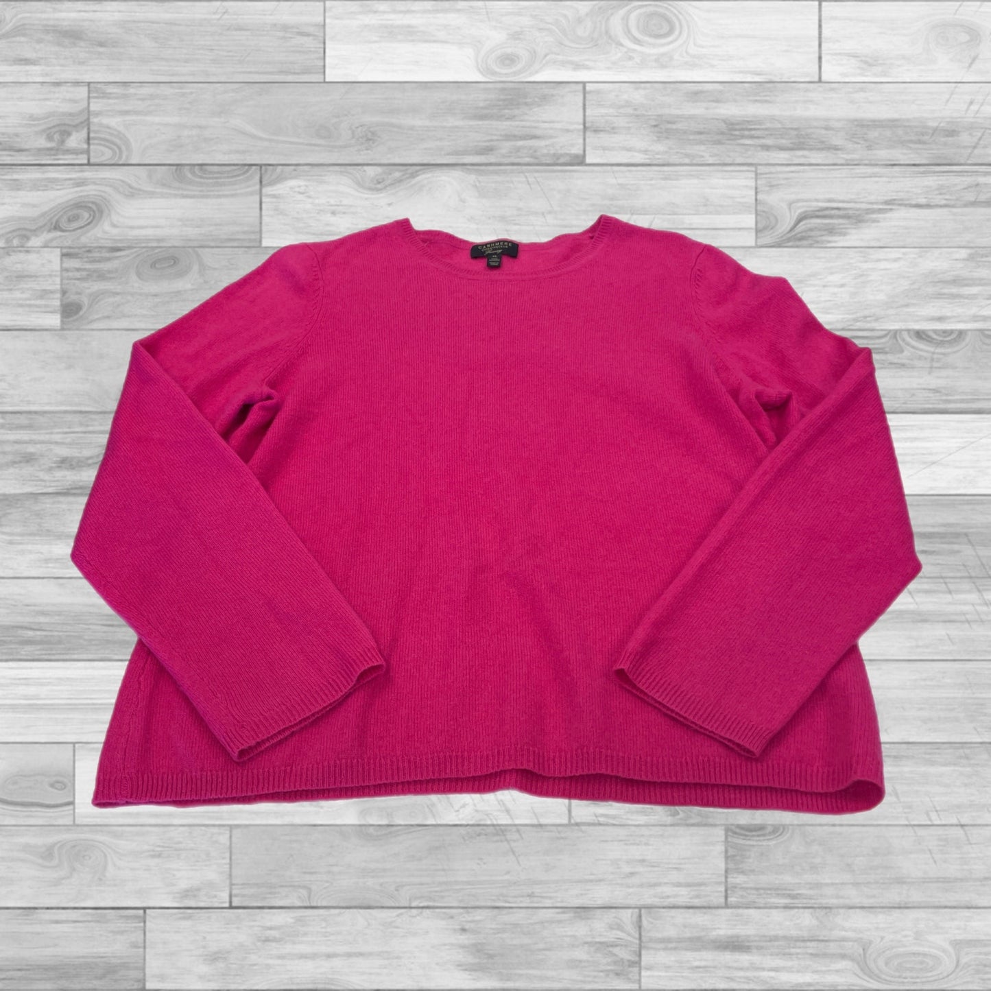 Sweater By Charter Club In Pink, Size: Xl