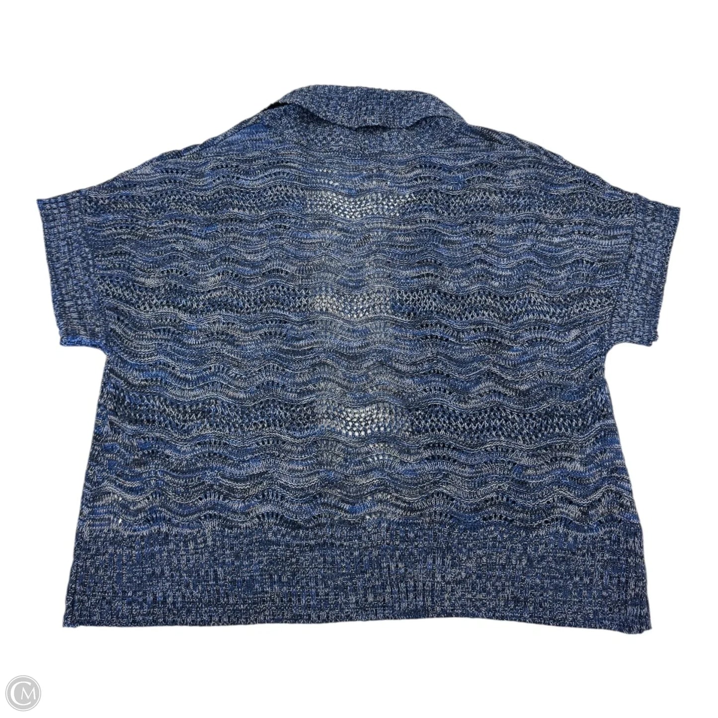 Cardigan By Caribbean Joe In Blue, Size: Xl