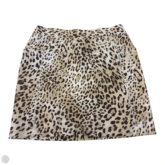 Skort By Chicos In Animal Print, Size: 1 (8)