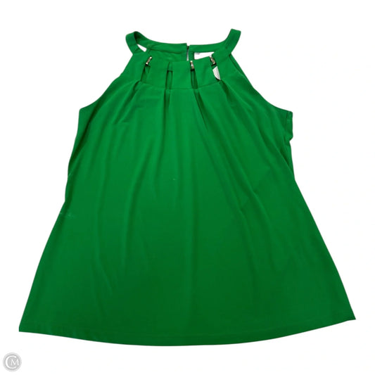 Top Sleeveless By New York And Co In Green, Size: M
