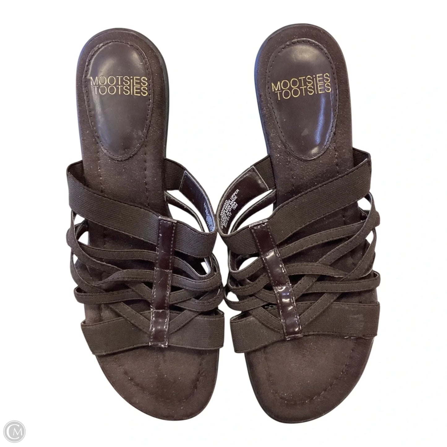 Sandals Flats By Mootsies Tootsies In Brown, Size: 7.5