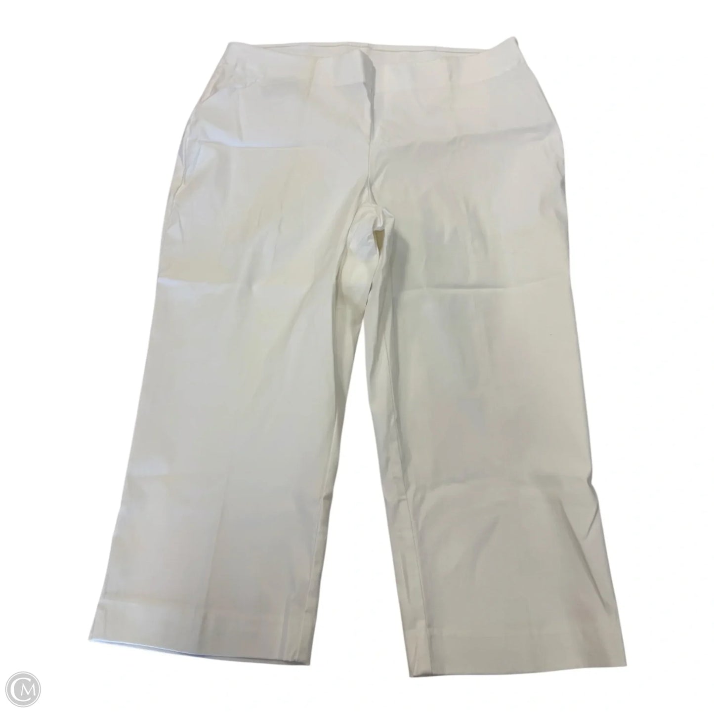 Capris By Chicos In White, Size: L
