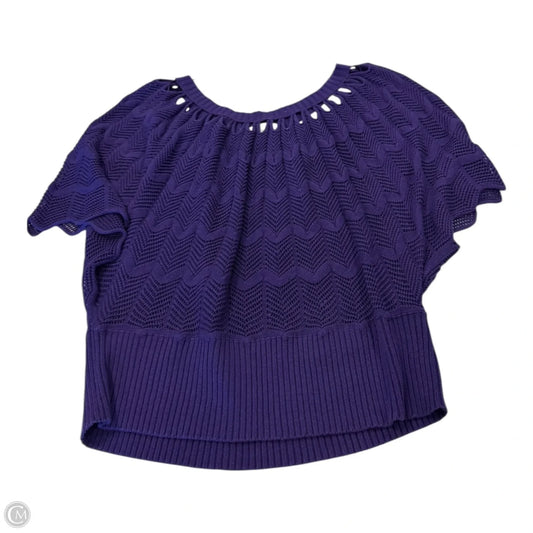 Sweater By Jennifer Lopez In Purple, Size: Xl