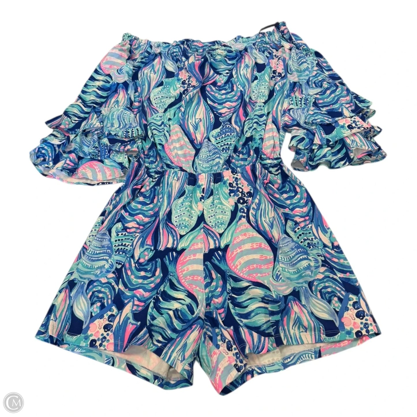 Romper Designer By Lilly Pulitzer In Blue, Size: Xs