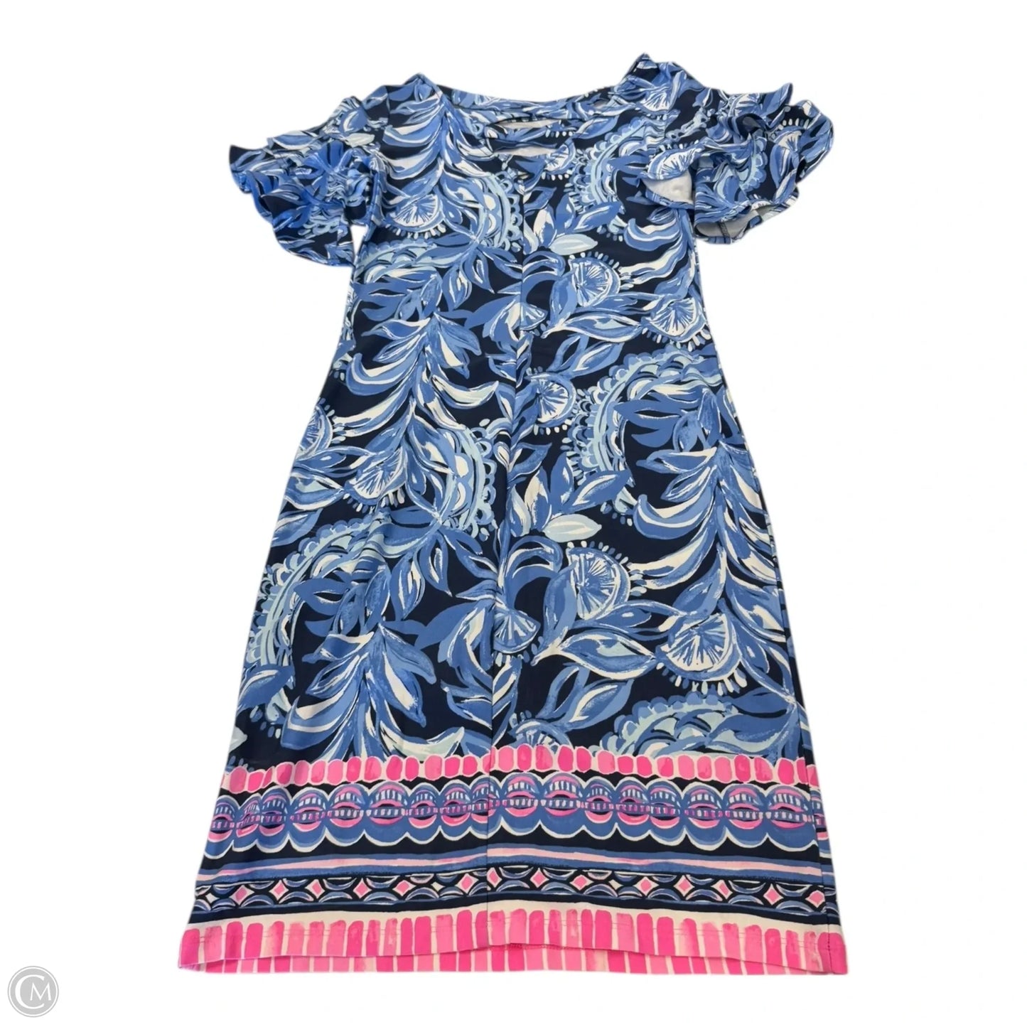 Dress Designer By Lilly Pulitzer In Blue, Size: Xxs