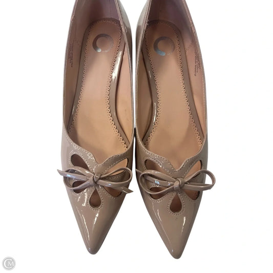 Shoes Heels Kitten By Cmc In Beige, Size: 8.5