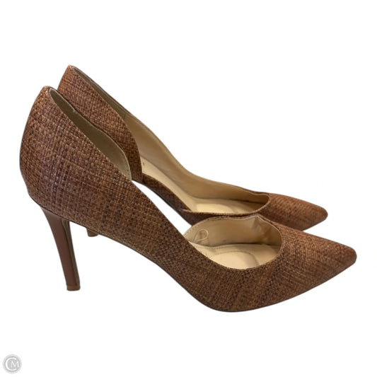 Shoes Heels Stiletto By Nine West In Brown, Size: 8.5