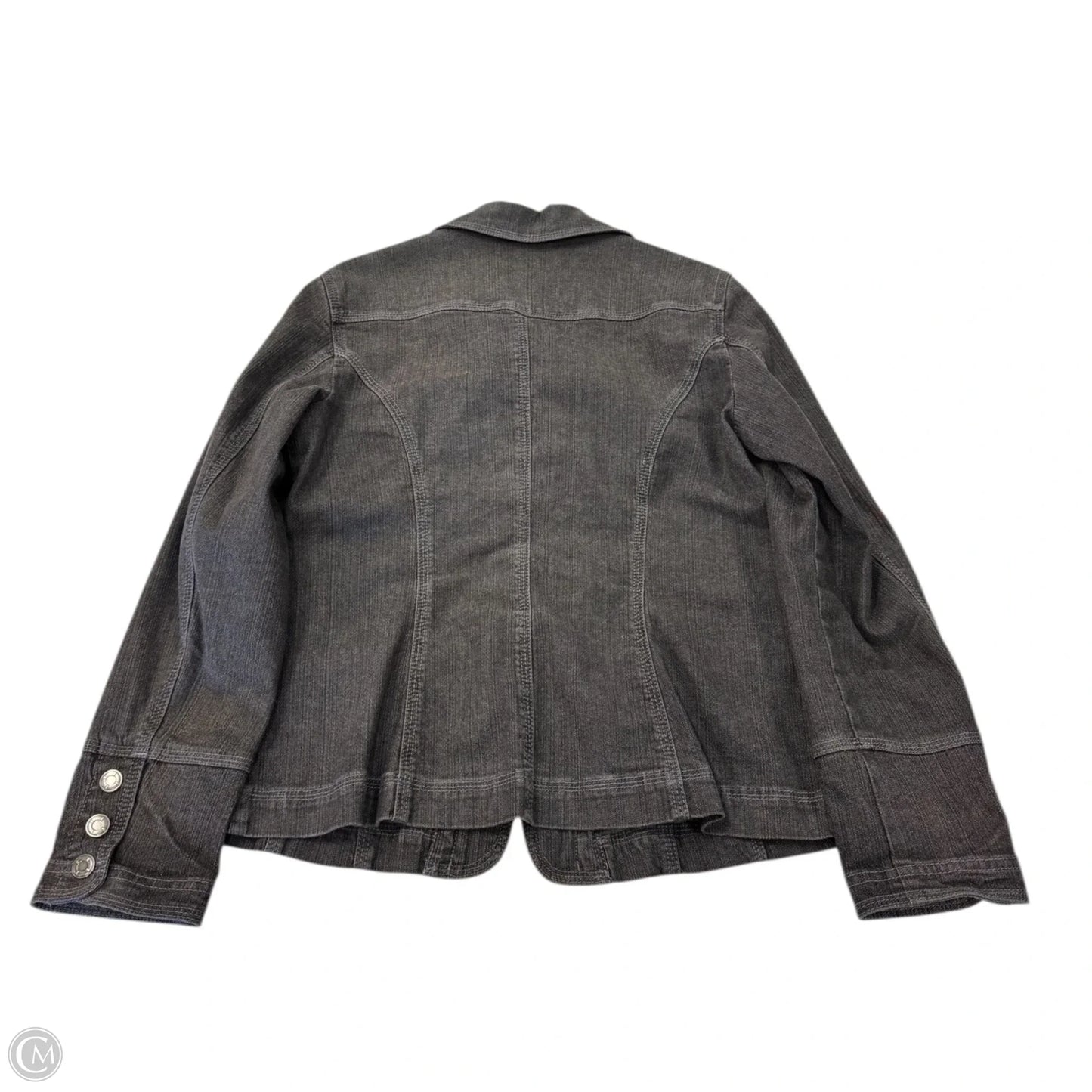 Jacket Denim By Cmc In Grey, Size: 10