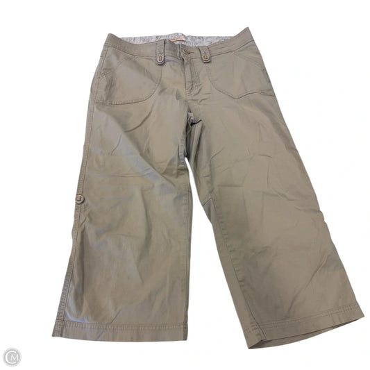 Capris By Lee In Tan, Size: M