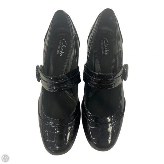 Shoes Heels Block By Clarks In Black, Size: 7.5