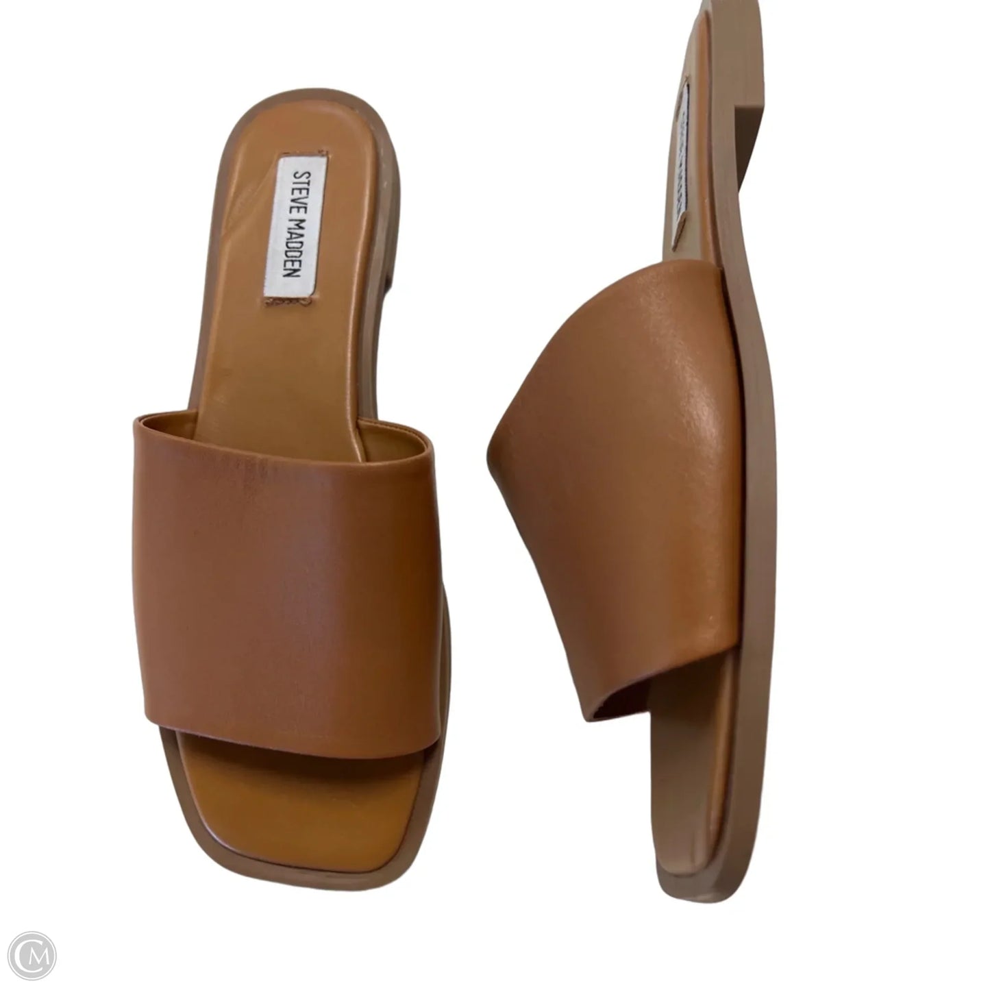 Sandals Flats By Steve Madden In Tan, Size: 9.5