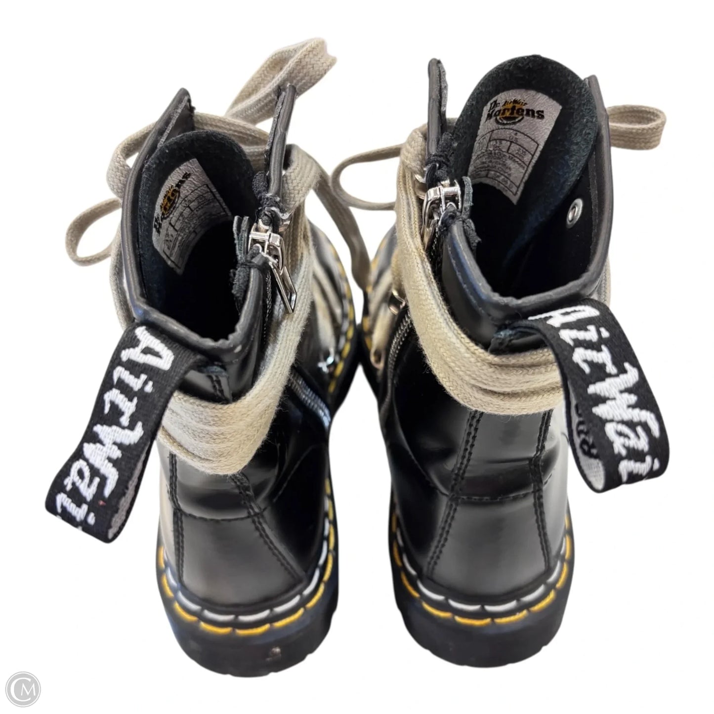 Boots Ankle Flats By Dr Martens In Black, Size: 7