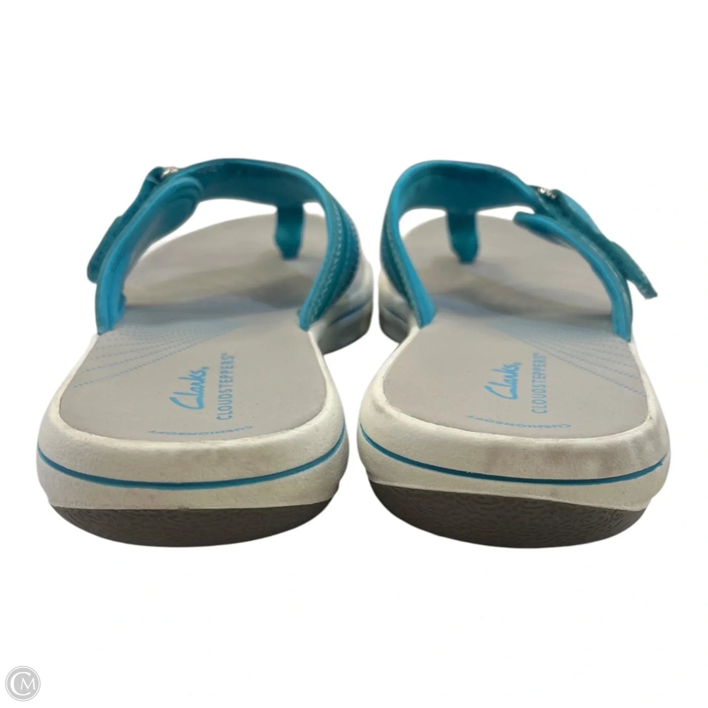 Sandals Flip Flops By Clarks In Blue, Size: 7