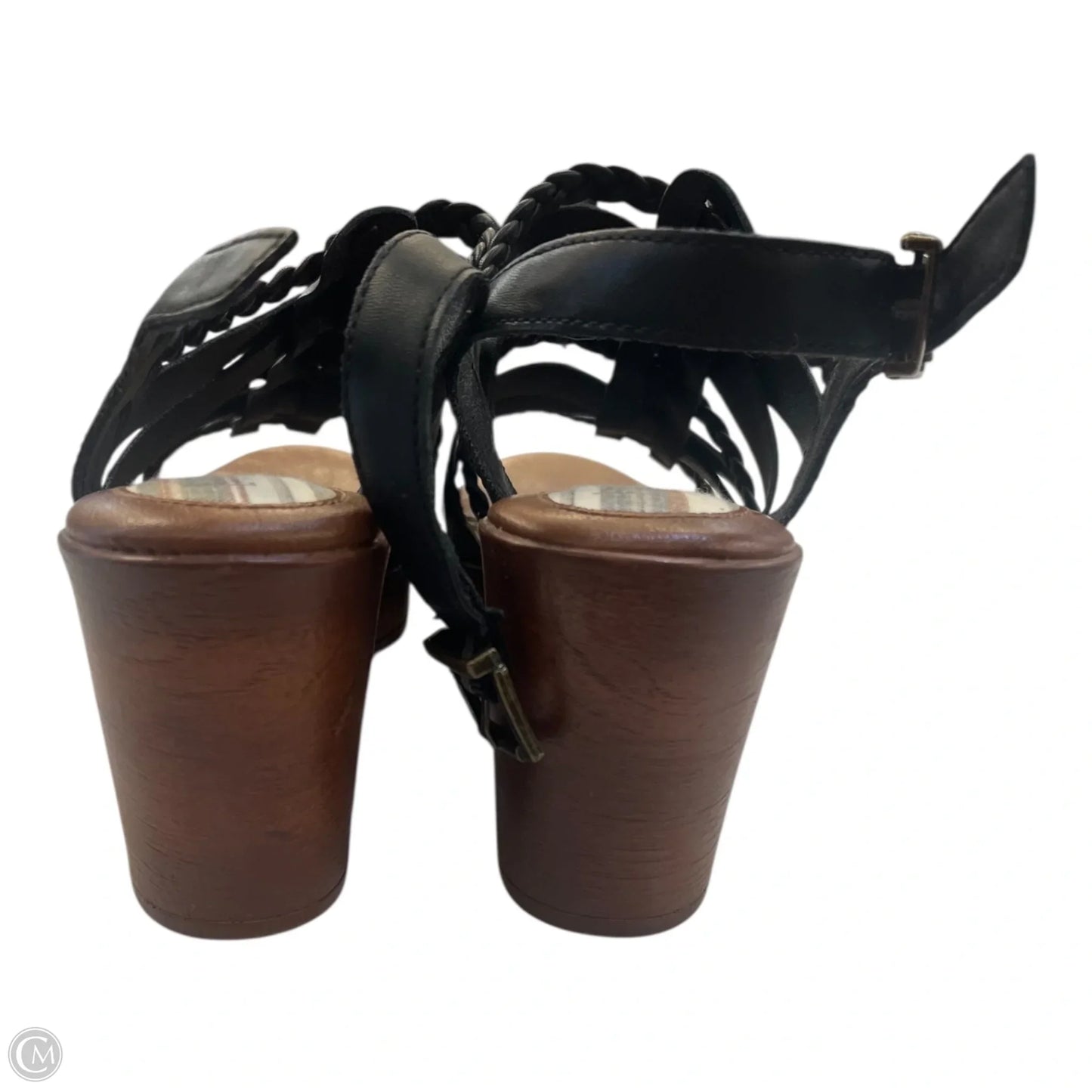 Sandals Heels Block By Boc In Black, Size: 10