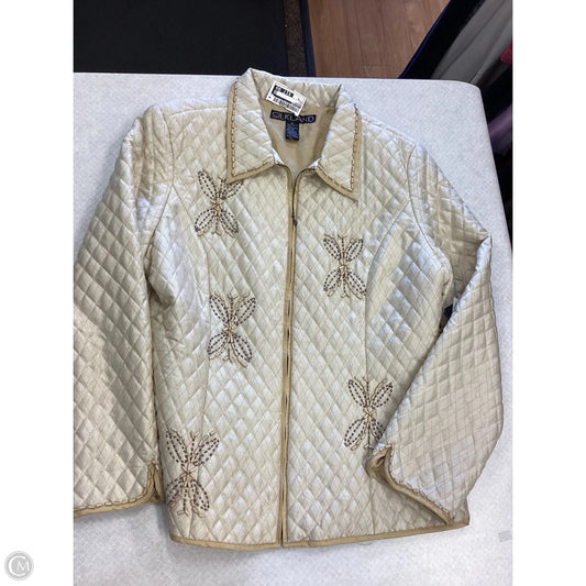Blazer By Silkland In Gold, Size: Xl