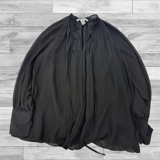 Top Long Sleeve By H&m In Black, Size: Xs