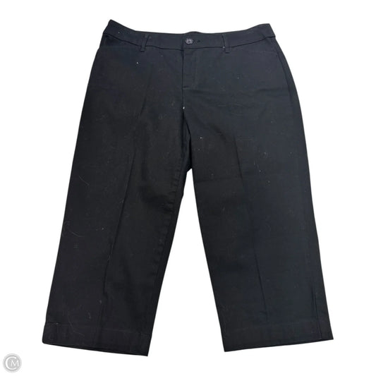 Capris By Counterparts In Black, Size: 24
