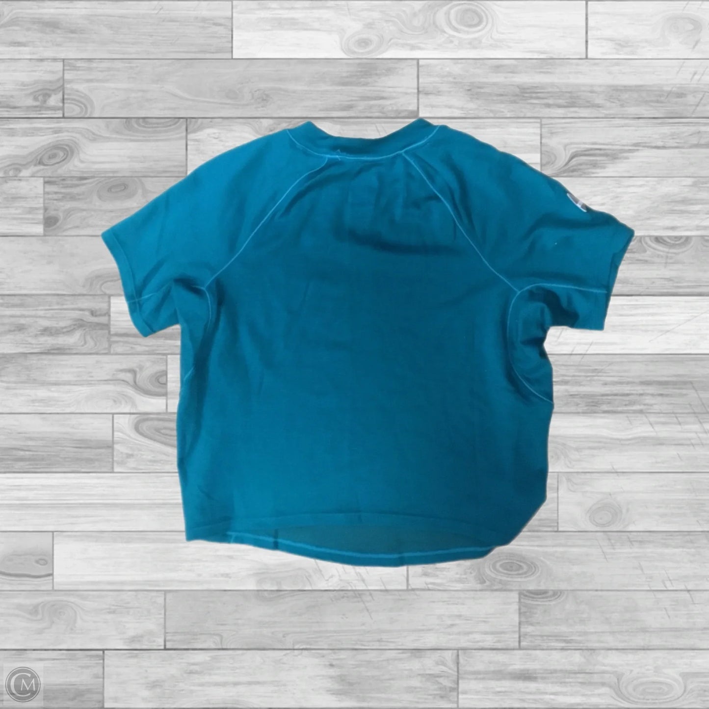 Top Short Sleeve By Hoka In Green, Size: S