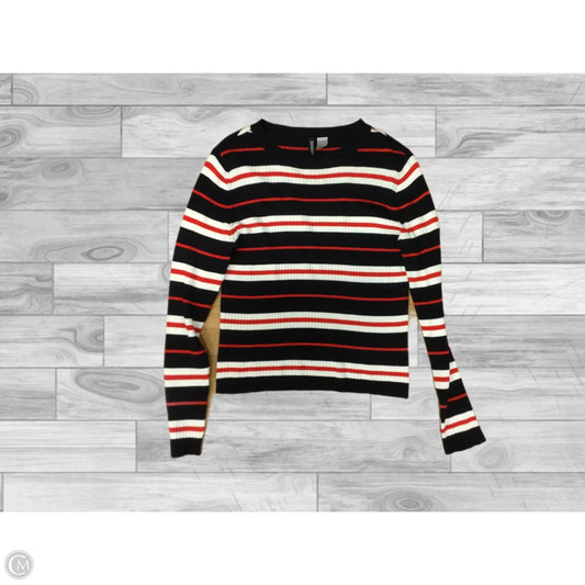 Sweater By Divided In Red & White, Size: L