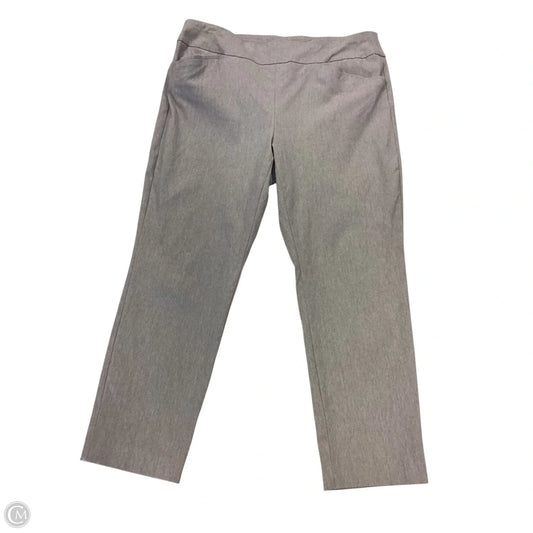Capris By Chicos In Grey, Size: L