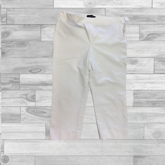 Capris By Talbots In White, Size: 10p