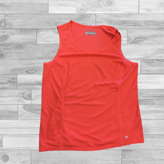 Top Sleeveless By Xersion In Orange, Size: Xl