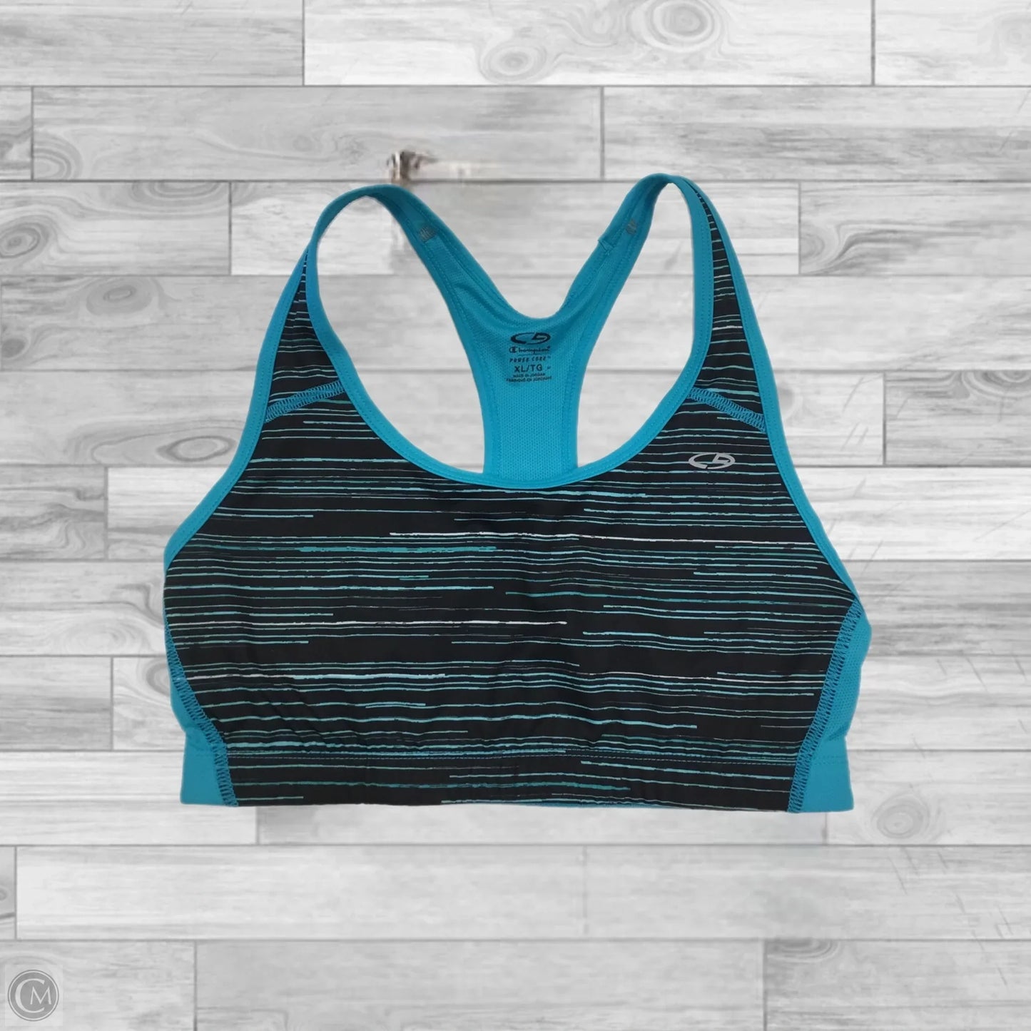 Athletic Bra By Champion In Blue, Size: Xl
