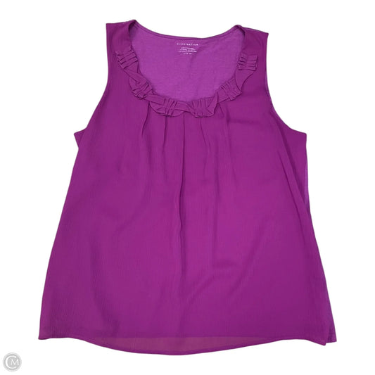 Tank Top By Charter Club In Purple, Size: Xl