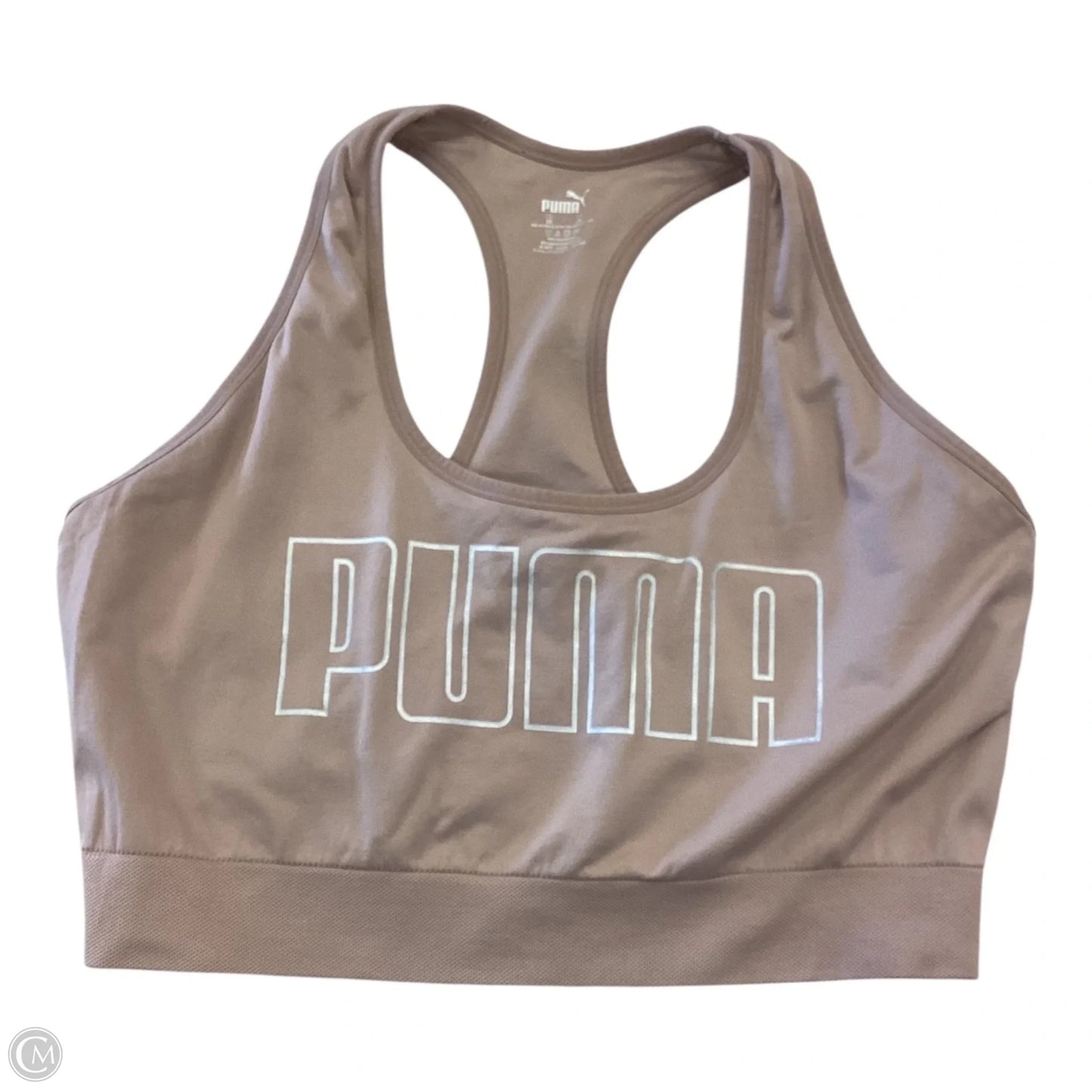 Athletic Bra By Puma In Tan, Size: 2x