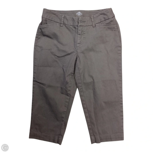 Capris By St Johns Bay In Brown, Size: 4p