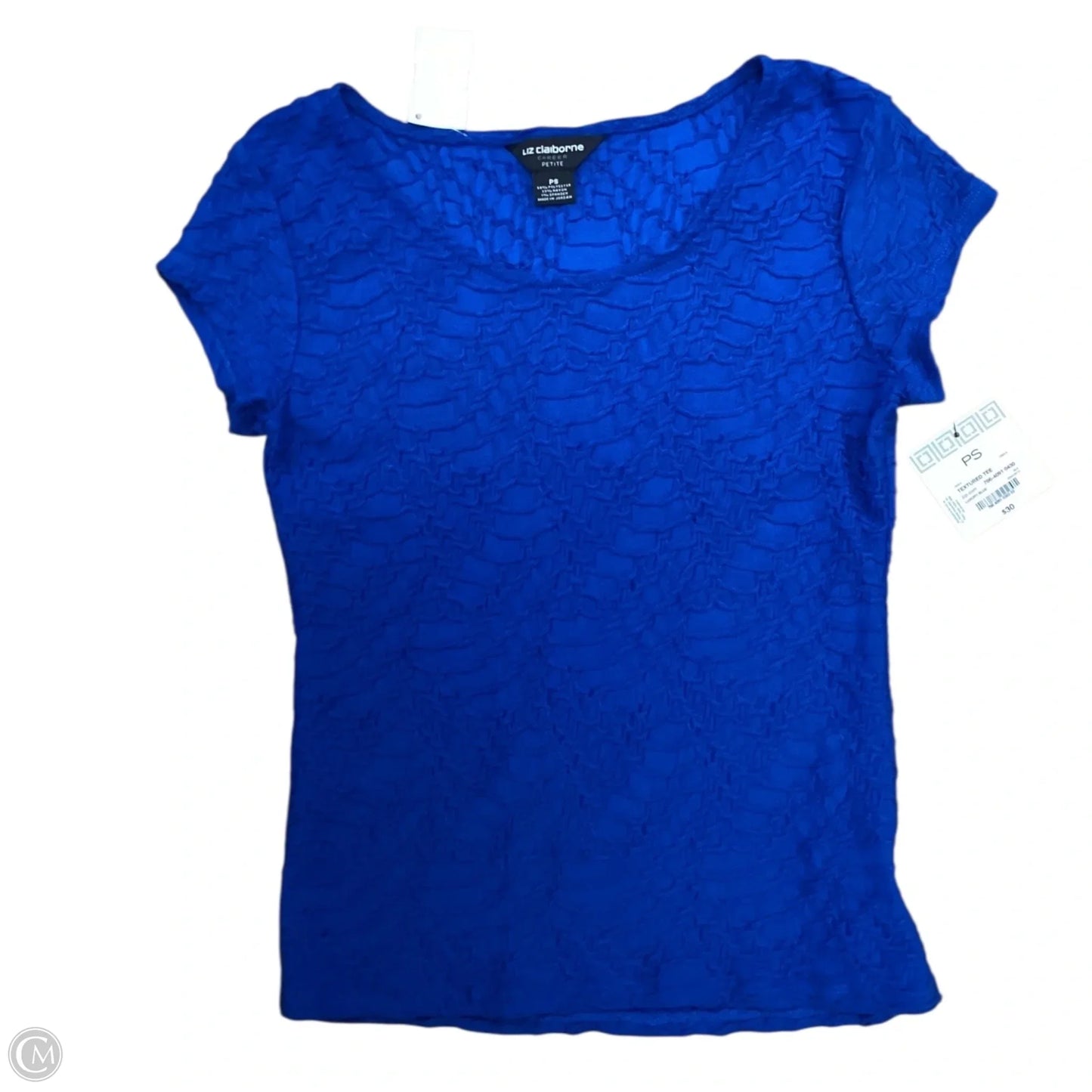 Sweater Short Sleeve By Lands End In Black, Size: Xs