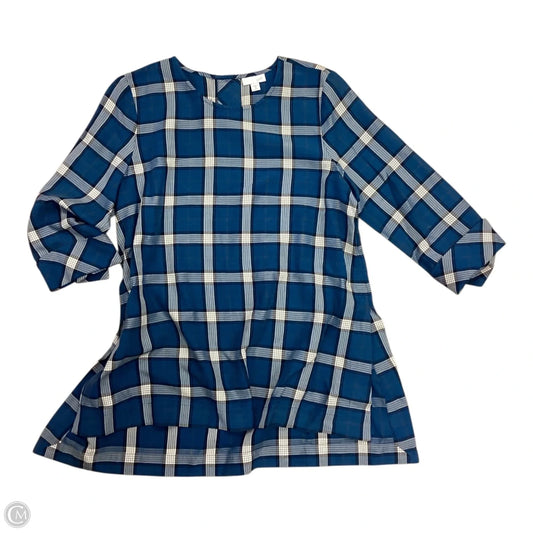 Top 3/4 Sleeve By J. Jill In Blue, Size: Mp
