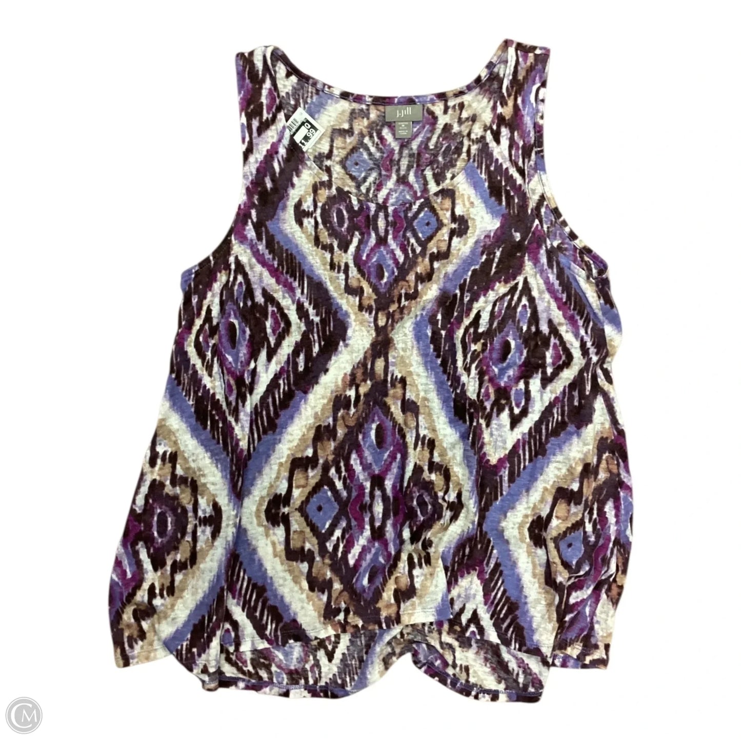 Top Sleeveless By J. Jill In Purple, Size: Mp