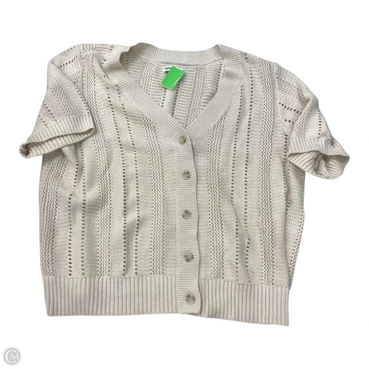 Cardigan By Sonoma In Cream, Size: 2x