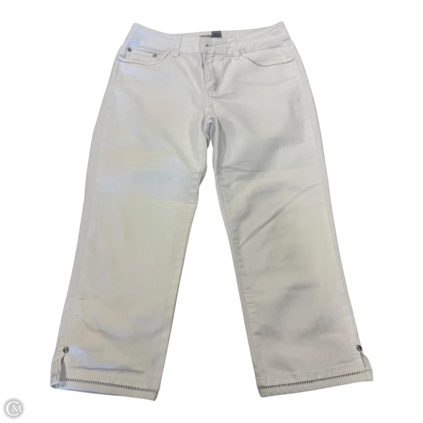 Capris By Chicos In White, Size: S