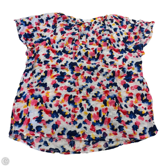 Top Short Sleeve By Style And Company In Multi-colored, Size: M