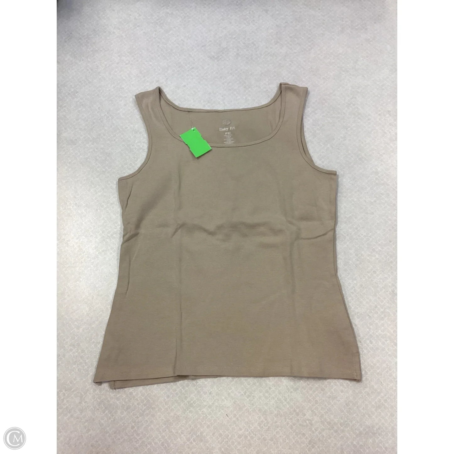 Tank Top By Ruby Rd In Tan, Size: Mp