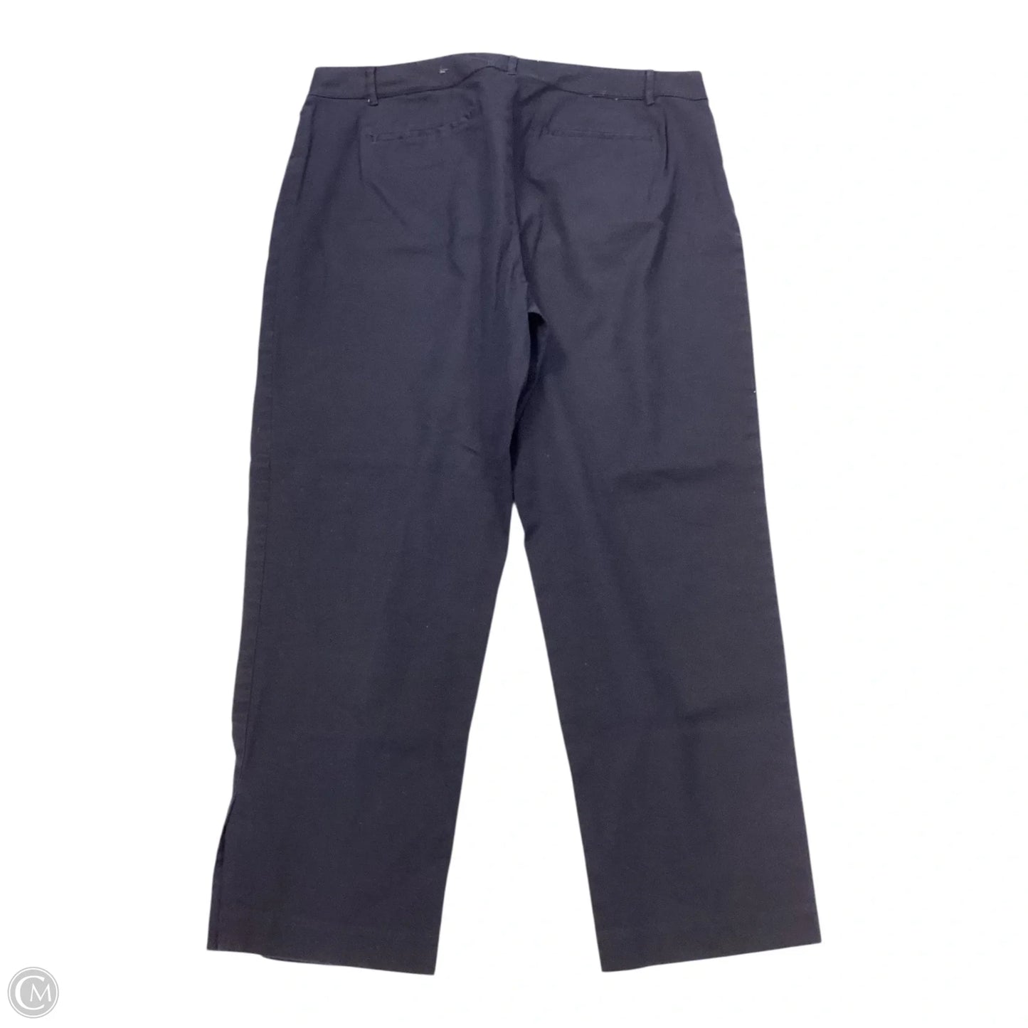Pants Cropped By Talbots In Navy, Size: 16