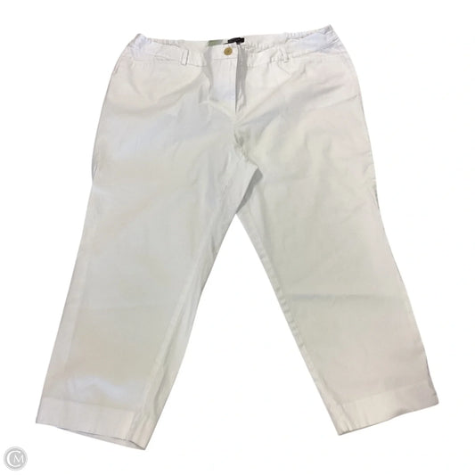 pant By Talbots In White, Size: 20