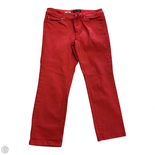 Capris By White And Warren In Red, Size: 6
