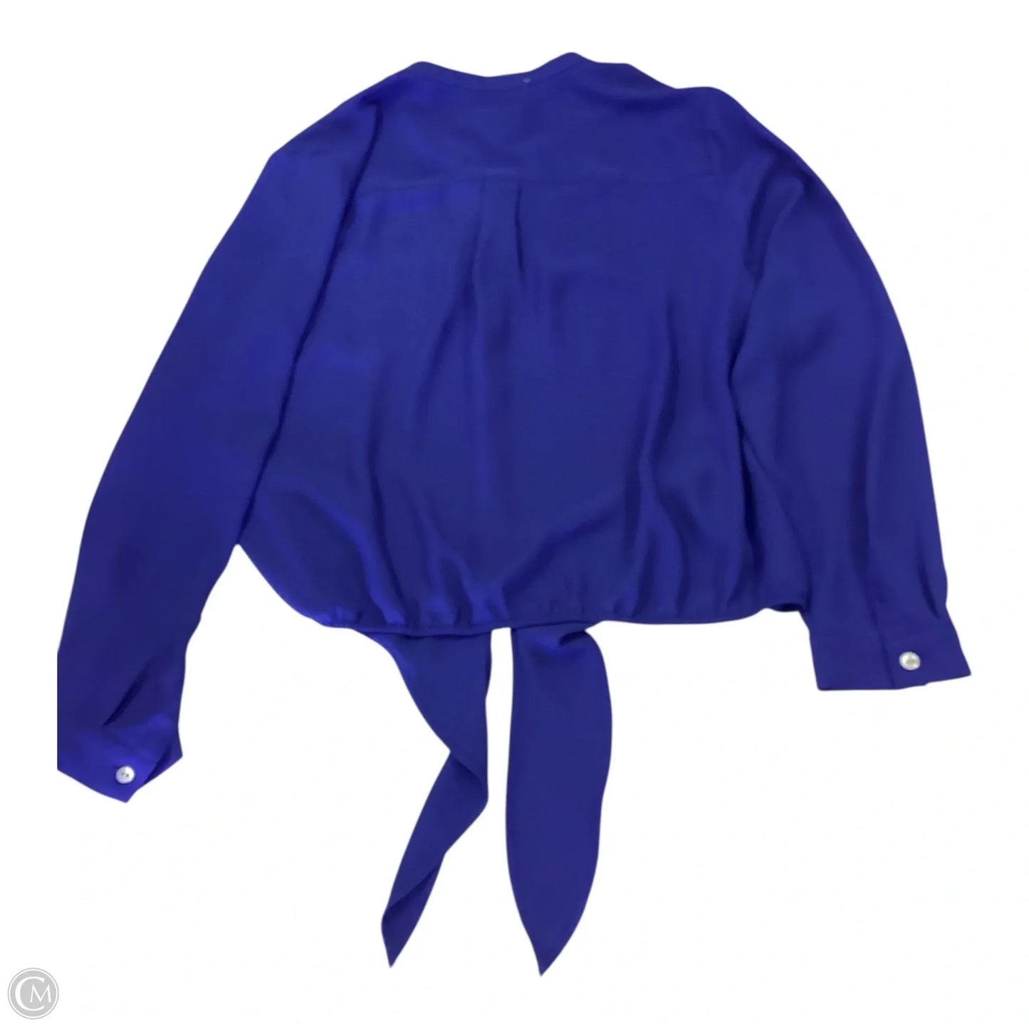Top 3/4 Sleeve By Chicos In Blue, Size: M