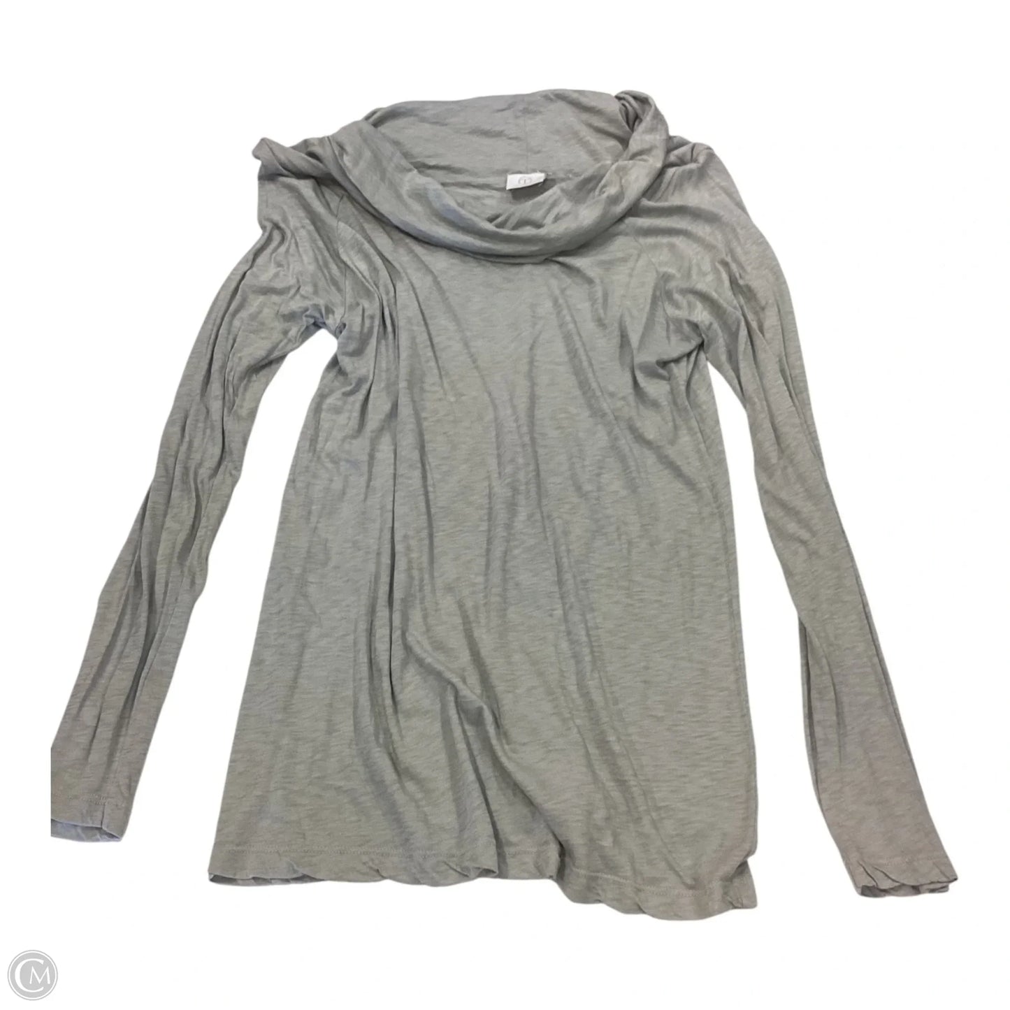 Top Long Sleeve By T.la In Grey, Size: L