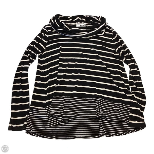 Top Long Sleeve By White House Black Market In Striped Pattern, Size: L