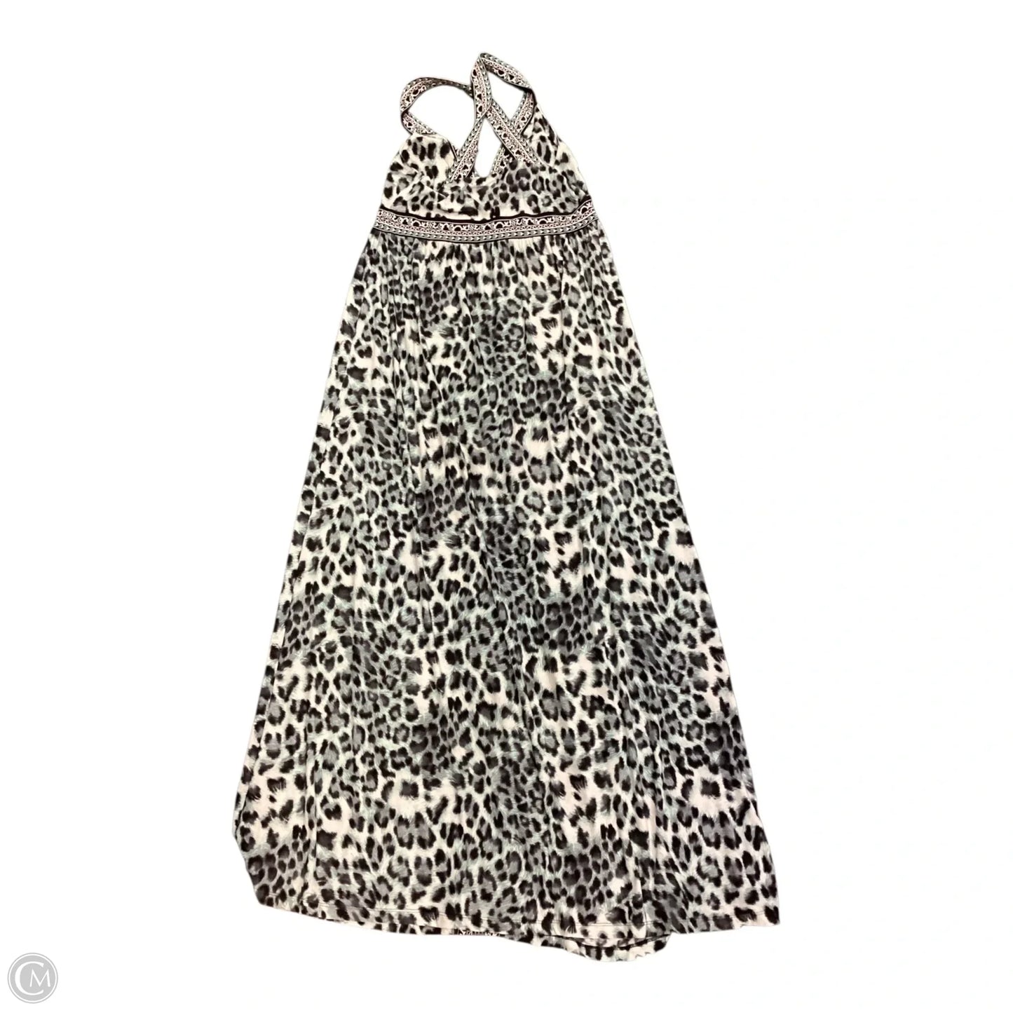 Dress Casual Maxi By Inc In Black & Blue, Size: M