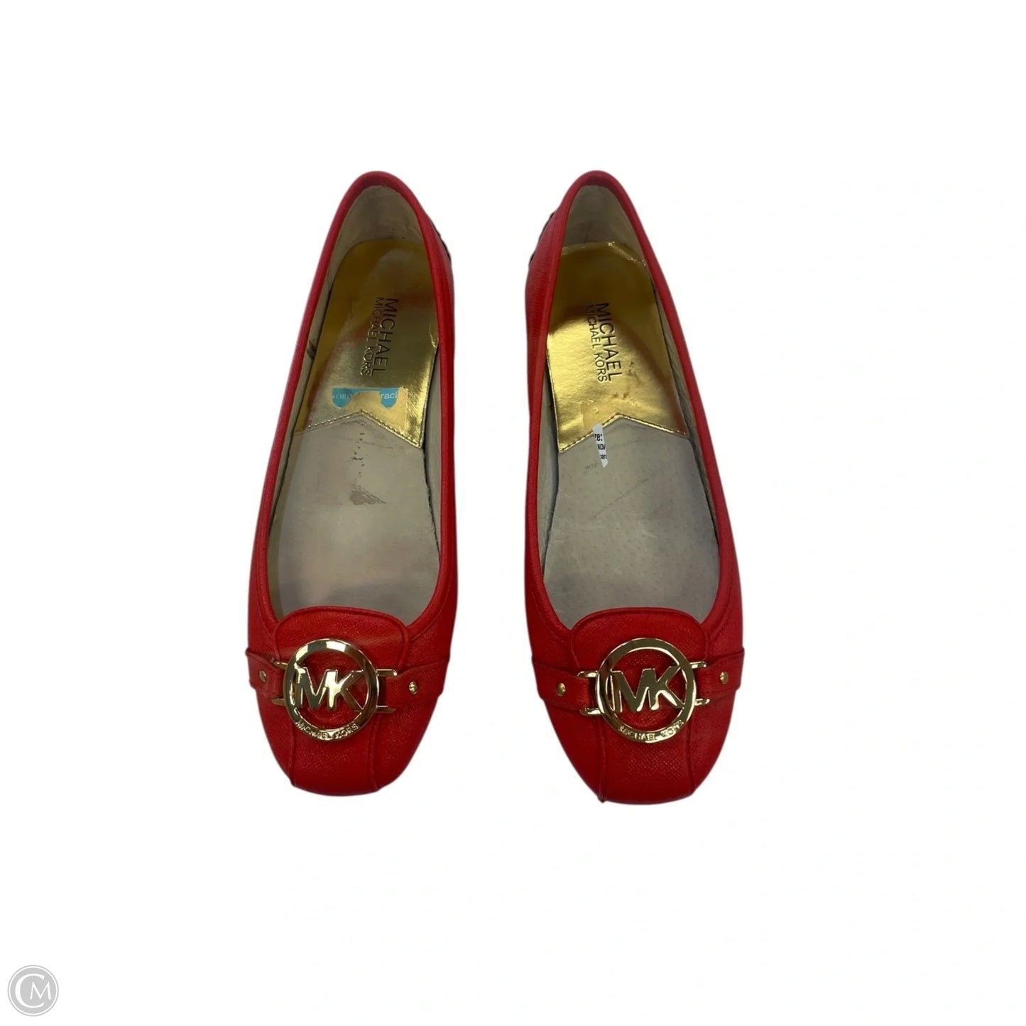 Shoes Designer By Michael Kors In Orange, Size: 8.5