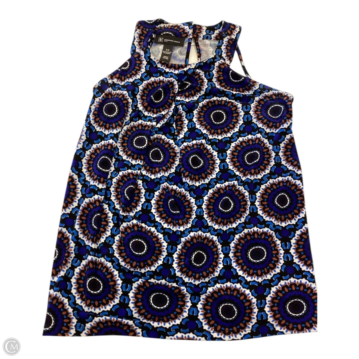 Top Sleeveless By Inc In Multi-colored, Size: Sp