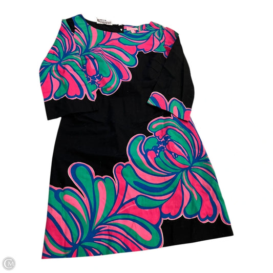 Dress Designer By Lilly Pulitzer In Black & Pink, Size: 0